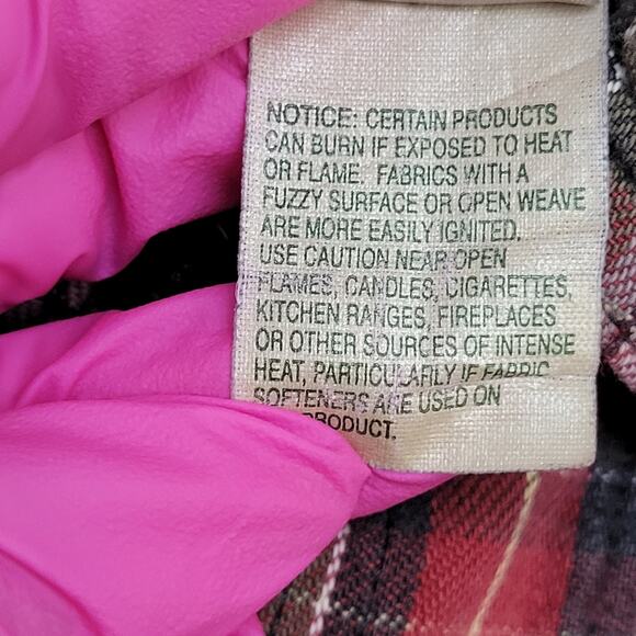 Vintage LL-Bean Flannel Shirt Medium 21x29 Baggy M-Tall - Picture 8 of 12